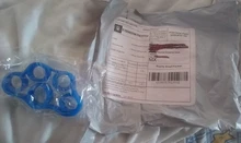 Empuñaduras de mano de silicona para ejercitador de fuerza, entrenador, fortalecedor, banda de resistencia de agarre, pinza de 3 niveles, camilla de mano de fuerza