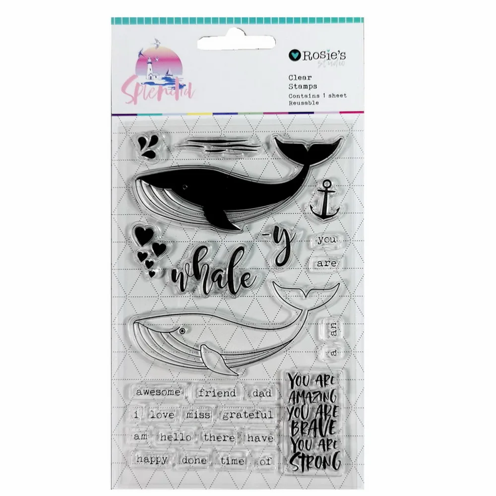

CRZCrafter Clear Stamps Seals Transparent Silicone Reusable DIY Crafts Scrapbooking Cardmaking Journal Decoration Embellishments