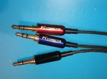 Jack Earphone-Adapter Tail-Plug Fix-Cable R-Connector Stereo with 3pole 3PCS DIY Gold-Plated