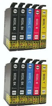 

Epson 603XL Pack 10 compatible cartridges, for XP2100, XP2105, XP3100, XP3105, XP4100, WF2810, WF2830, WF2850