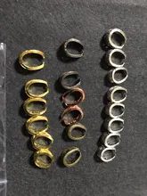 20 piezas 14x10mm estilo barroco colgante Pinch Bail broches collar ganchos Clips conector DIY accesorios de joyería accesorios 6 colores