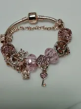Pulsera con cuentas de corazón a corazón para mujer, 30 estilos, pulsera fina, regalo de aniversario de boda