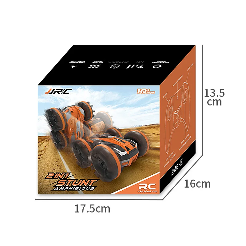 JJRC Q81 1:20 2 4G в 1 двухсторонняя амфибия 360Deg. Вращающийся Радиоуправляемый
