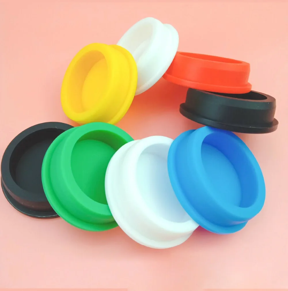 Silicone Rubber Plugs Sealing Gasket Rubber End Cap Round Silicone Rubber Seal Hole Plugs Bore 6.8mm-201.5mm Blanking End Caps Seal T Type Stopper Protective Gasket