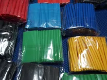 Fundas de Cable de Tubo termorretráctil, surtido de poliolefina, conjunto de envoltura de alambre, 8 tamaños, Multicolor, 530 Uds.
