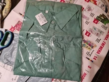 Blusa de manga corta S-8XL para verano, Camisa lisa con botones para mujer, corte ajustado, talla grande