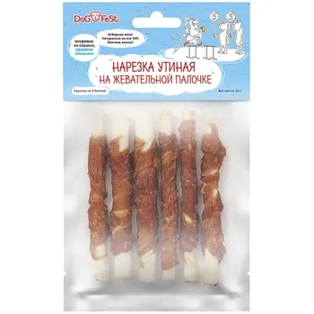 

Dog Fest duck slicing on a chewing stick (50g.)