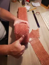 0.5-10 Meter 4 Wires Pure Copper Mesh Woven Filter Sanitary Food Grade For Distillation