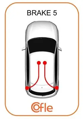 Трос стояночного тормоза задн RENAULT MEGANE(II) all SW 03 COFL