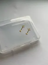 Pendientes de plata de ley 925 con Circonia cúbica para mujer, pequeños y redondos, aretes de oro, Piercing de compromiso para boda, regalo de joyería