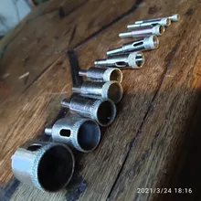 Juego de brocas con revestimiento de diamante Hss, brocas de perforación para azulejos, mármol, vidrio y cerámica, herramientas eléctricas de 6mm-30mm, 10 Uds.