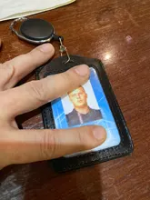 Portatarjetas de PU para hombre y mujer, soporte y accesorios para tarjetas de Hospital y enfermeras, suministros de oficina para tarjeta de identificación