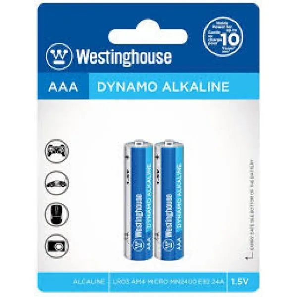 Батарейки 2 шт. Westinghouse LR03 AAA Dynamo Alkaline BP2|Зарядные устройства| |