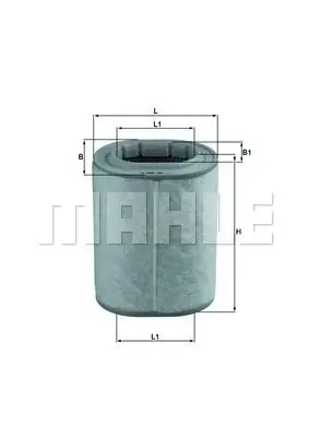 Фильтр воздушный Land Rover Range Rover 4,4 02 MAHLE KNECHT LX14
