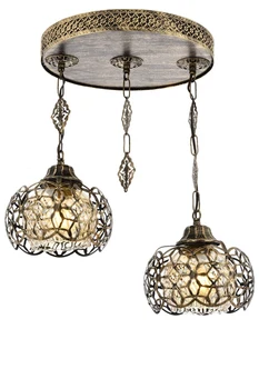 

AVONNI AV-65044-2BE Antique Painted Classical Chandelier, E27, M