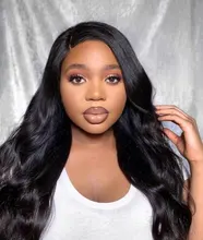 Luduna-mechones de pelo ondulado brasileño para mujer negra, extensiones de pelo ondulado 150% humano, 1/3/4 piezas, Remy