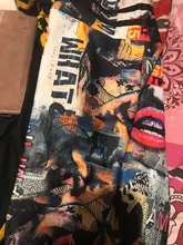 Women Leggings Running-Pants Fitness Digital Print Push-Up Workout High-Waist Stretch