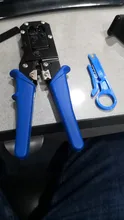 Pliers Crimping-Tool RJ-45 AMPCOM Network-Cable Pratical-Series Blue for 6P 8P RJ-11/RJ-12
