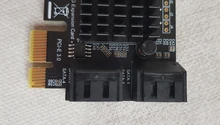 Adaptador PCI e de 4 puertos SATA 3,0 a PCIe x1 GEN3, tarjeta de expansión SATA 3 III PCI-e PCI Express, convertidor ASMedia ASM1064