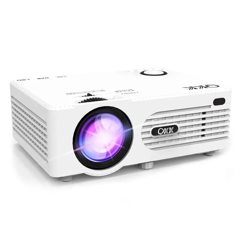QKK projector AK80 & QKK AK81 projector with projection 1080P FULL HD