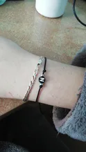Pulsera con nombre ajustable para hombre y mujer, joyería de mano con letras, regalo para Amiga, Color negro y rojo, venta al por mayor
