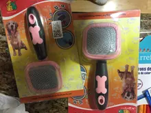 Handle Shedding Hair Brush Pin Fur Grooming Trimmer Comb Tool For Pet Dog Cat