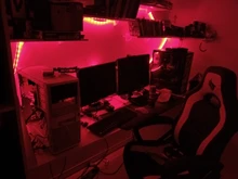 Tira de luces LED inteligente Tuya, con WiFi, RGB, 12V, 5050, funciona con Alexa, Google, Control remoto por voz, 30LED/m, cambio de Color