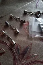 10 unidades/lote de cierres de langosta para pulsera de cordón de cuero, ganchos de 3, 4, 5, 6, 8, 9 y 10mm, conectores de tapas de Punta final para fabricación de joyas