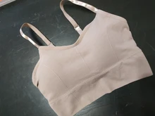 Sujetador deportivo transpirable para mujer, ropa interior a prueba de golpes, acolchada, para Yoga, gimnasio, correr, Fitness, Top deportivo