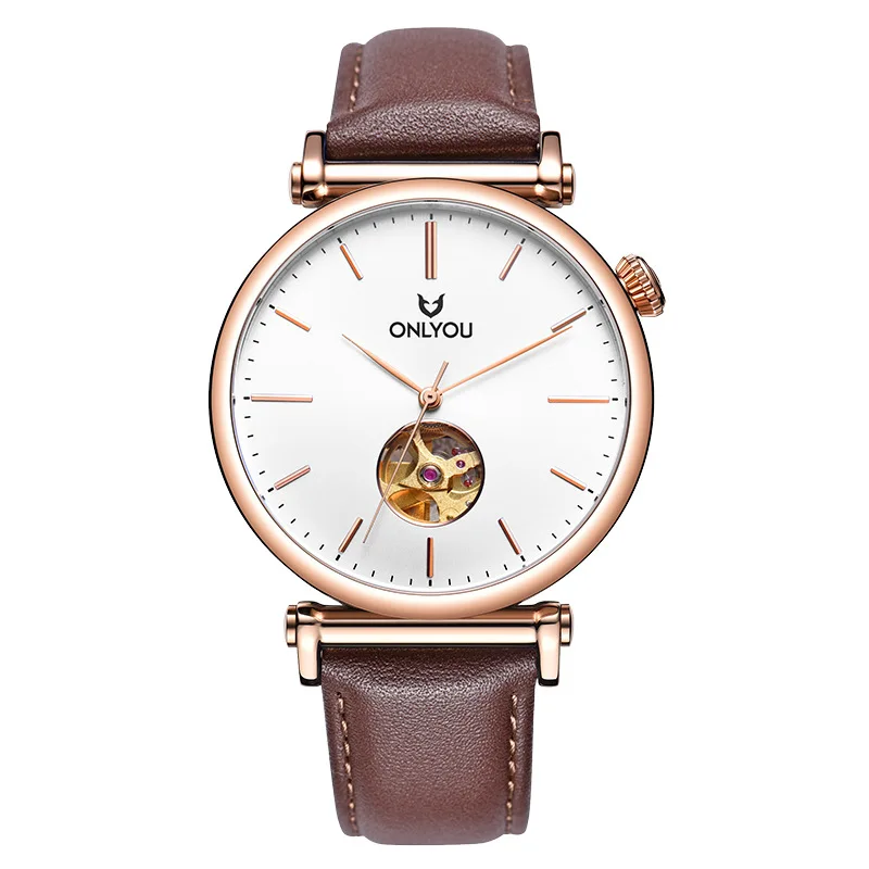 Five-year warranty Trendy men watch automatic mechanical waterproof watch - Цвет: Многоцветный