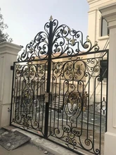  Modern House Wrought Iron Main Gates Designs Side Gate Elect Beautiful Residential wrought iron security gates 