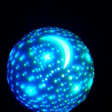 Lamp Children Star Projector Led-Night-Light Rotating-Starry Bedroom Nursery Moon