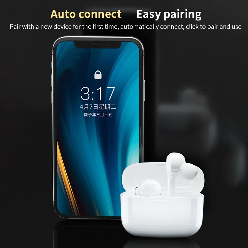 Waterproof TWS Wireless Bluetooth 5 1 Headset Touch Control Sport HIFI Sound In Ear Bluetooth Earbuds Earphones With 2200mAh Cha