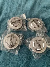 Cubierta central para llanta de rueda de coche, emblema, 54MM, 60MM, 4 Uds., para Teana, Sylphy, Qashqai, livaro, Tiida, Cube 350Z, 370Z