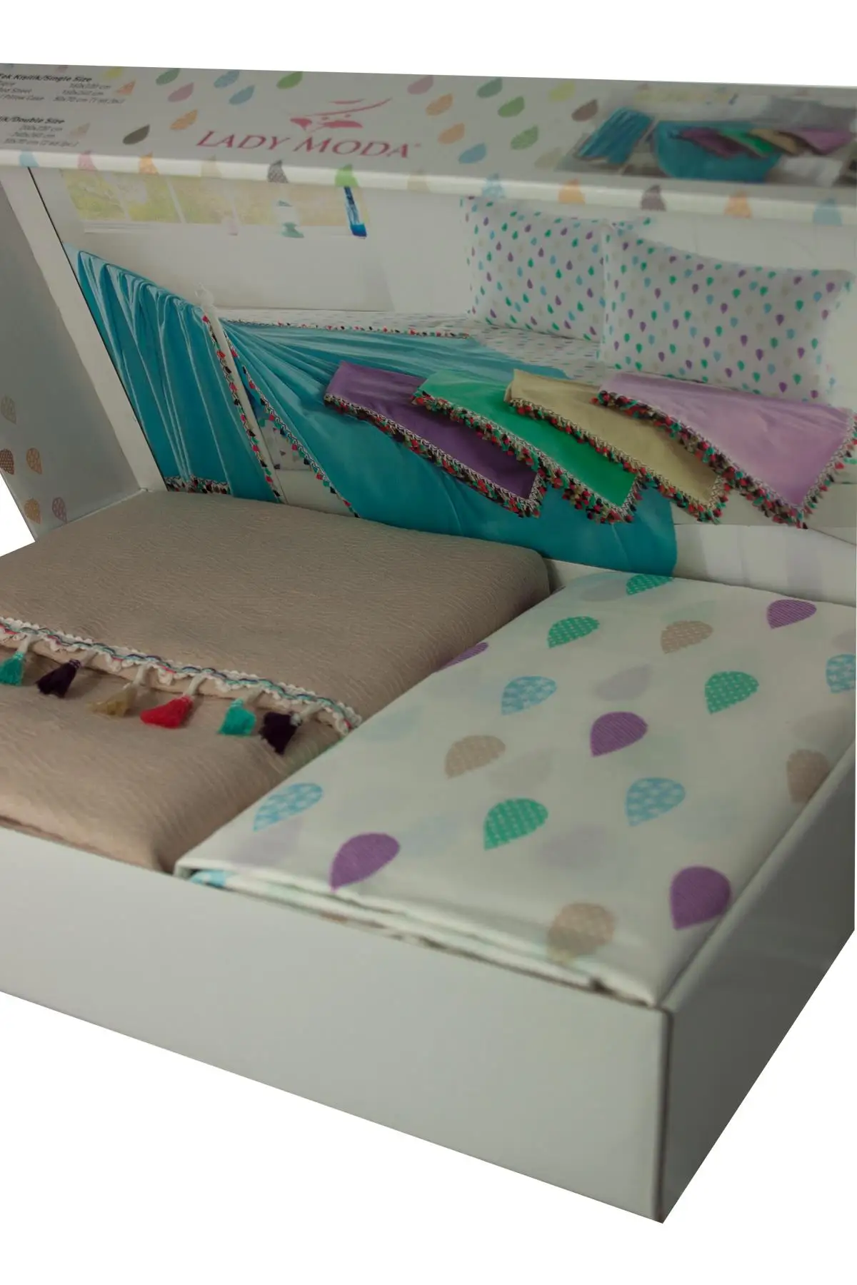 

Pique Pack-Double-Beige-Pompon