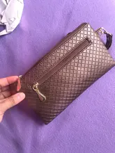 Bolso de mano de PU para mujer, cartera larga informal, monedero de grano Litchi, bolsa con cierre para muñeca, bolsillo para teléfono, tarjetero de crédito