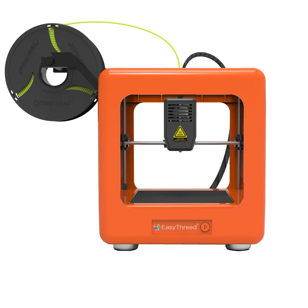 ORANGE No Windows EasyThreed FDM мини 3d принтер Nano Drukarka Impresora 3D Imprimante 3D Stampante Бразилия русский склад Рождественский подарок - Цвет: ORANGE No Windows