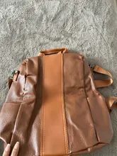 Mochila antirrobo de cuero suave para mujer, morral pequeño de doble uso, diseño de aspecto exquisito, informal