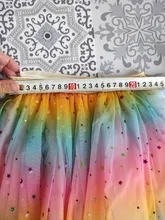 Faldas de tutú con estampado de estrellas para niñas y mujeres, faldas de Princesa con degradado para fiesta de baile y Ballet