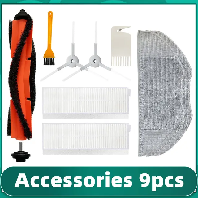 Xiaomi MJSTG1 Mijia G1 Mi Robot Vacuum-Mop Essential Cleaner Hepa Filter Main Side Brush Mop Rag Replacement Parts Accessories Set A