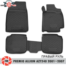 Коврики для Toyota Premio Allion AZT240 2001~ 2007 Нескользящие полиуретановые предохранение от грязи интерьерные Аксессуары для автомобилей