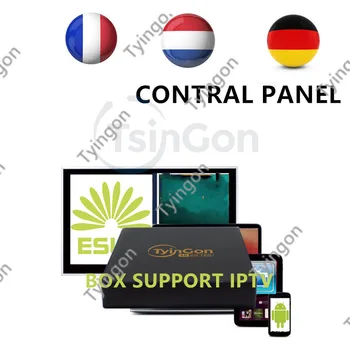 

Super Stable ESUN tv box support europe iptv PANEL control