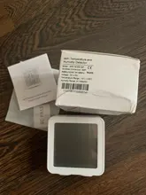 Tuya Smart life-Sensor de temperatura y humedad Zigbee o WiFi, higrómetro interior con pantalla LCD