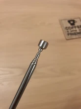 Mini portátil magnética imán pluma herramienta de capacidad para recoger tuerca perno extensible vara de recogida Stick