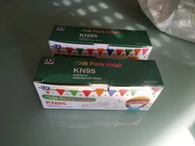 Fit 3-11 años 10 unids/caja paquete Individual de los niños KN95 filtro FFP2 los niños máscara de niño a prueba de niños niña máscara