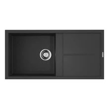 Мойка для кухни Omoikiri Sumi 100-BL Tetogranit(Черный)(Установка любой стороной, устойчива к царапинам