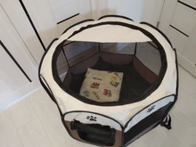 Jaula portátil plegable para mascotas, casa de perro para exterior, jaula octagonal para gatos, corralito de interior, perrera para gatos