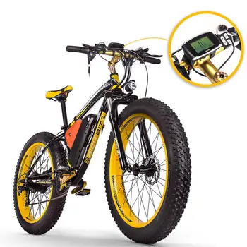 

RICH BIT TOP-022 26'' 48V 17Ah 1000W Electric Mountain Bike 21 Speed Electric Bike 35km/h Top Speed 60km Mileage Range Max Load