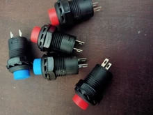 Switch-Locking Dashboard Latching Push-Button Momentary Ds228-On/Off 10pcs Car DS428