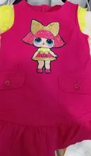 LOL surprise-pegatinas de ropa de muñecas para niñas, parche decorativo bordado para fiesta de cumpleaños